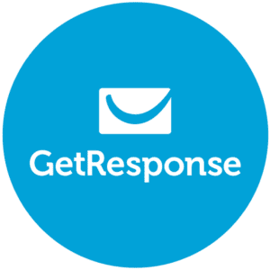 GetResponse logo - marketing automation with webinar hosting and email marketing