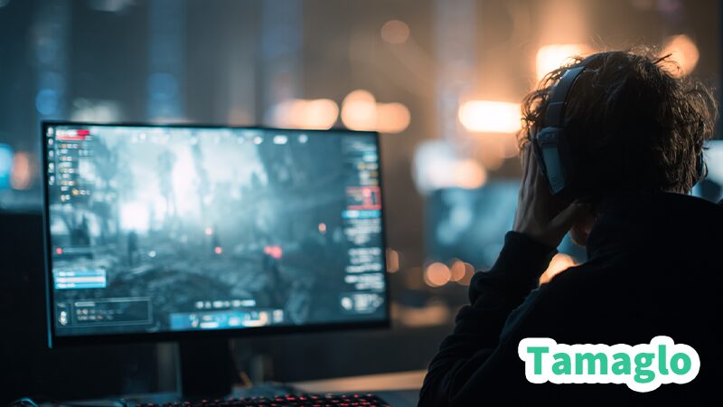 FortniteやVRChatのプレイ中にPCがクラッシュし、ユーザーが驚いている様子