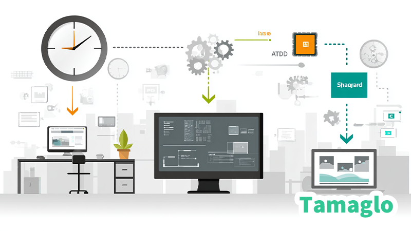 Windows UpdateがPC環境ごとに段階的に配信される様子を表したインフォグラフィック