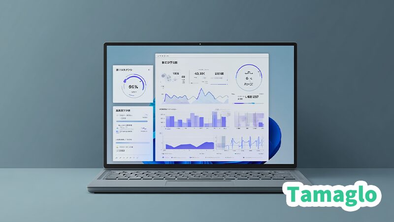 アップデート後に高い負荷を示すタスクマネージャーの画面イメージ