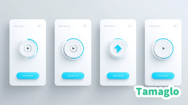 Windows Update適用・再起動・段階展開・ロールバックを示すチェックリスト風UIカード